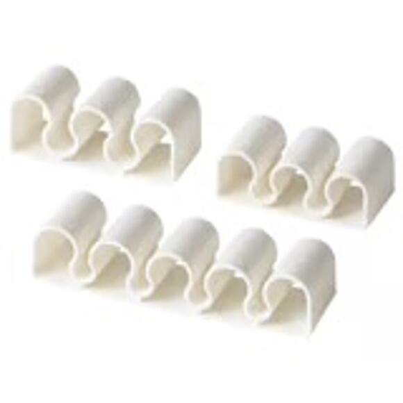 IKEA KALKSTUFF White Adhesive Cable Holder Set of 3 Cord Organizer Magic - Picture 1 of 2